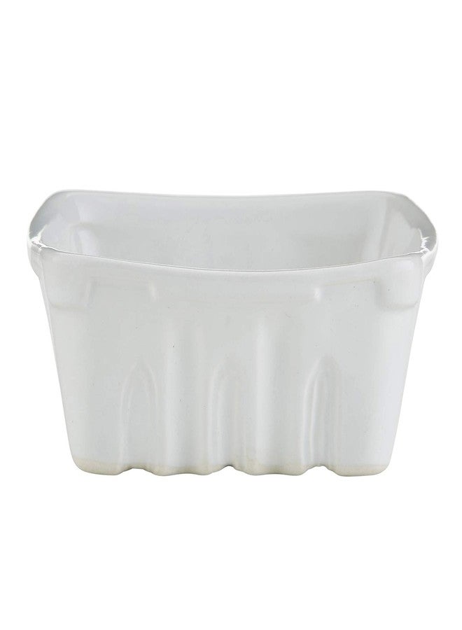 47th & Main Creative Brands MR699 47th & Main Porcelain Berry Basket, Medium, White - Image 2